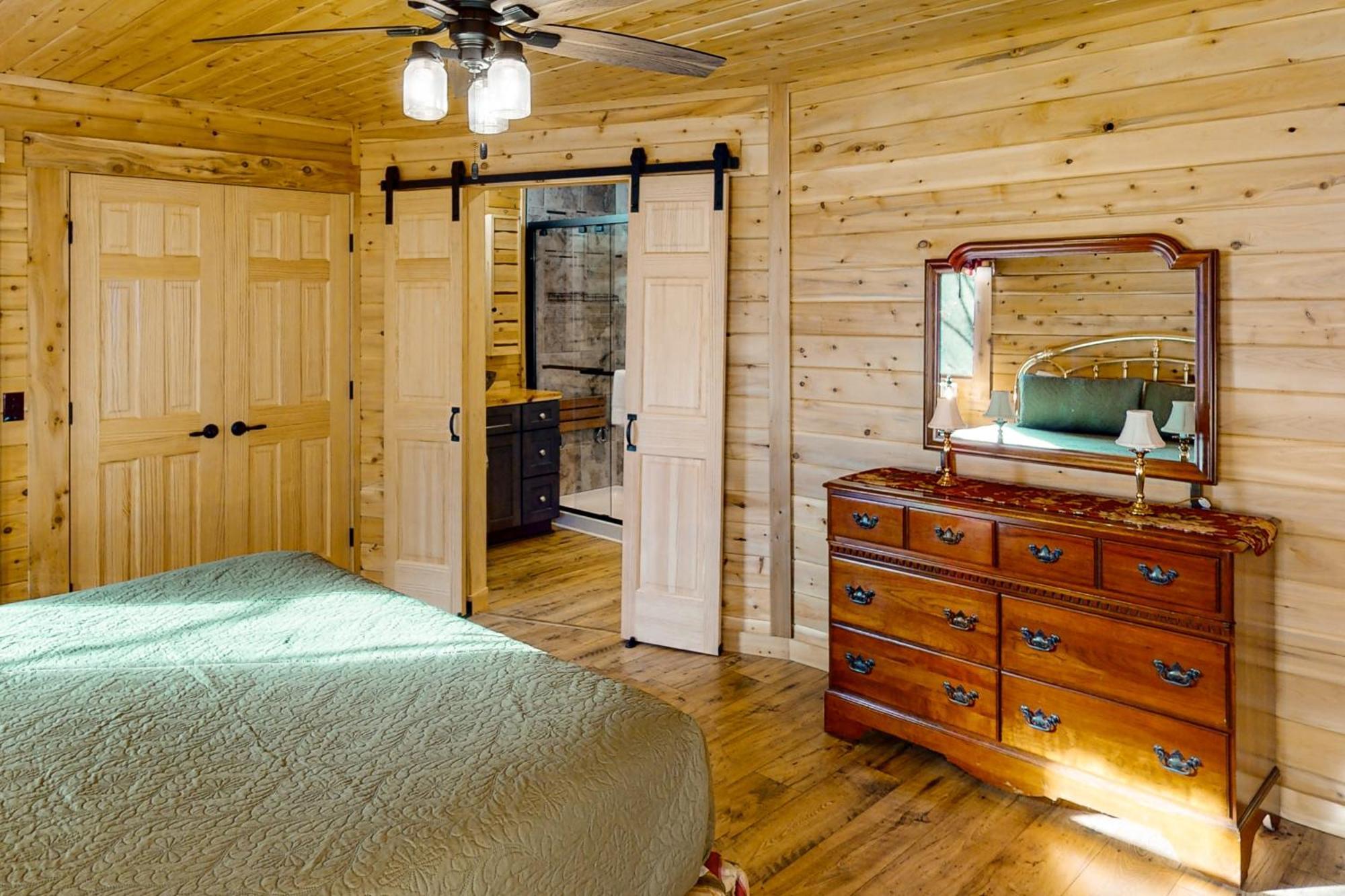 Blackbear Log Cabin Morrisville Екстериор снимка