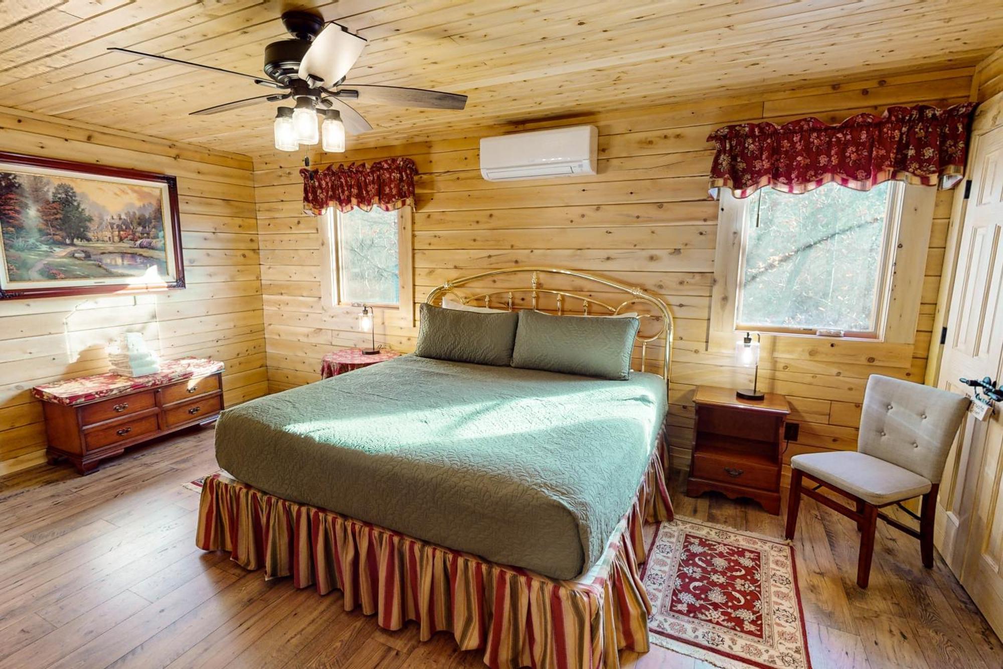 Blackbear Log Cabin Morrisville Екстериор снимка