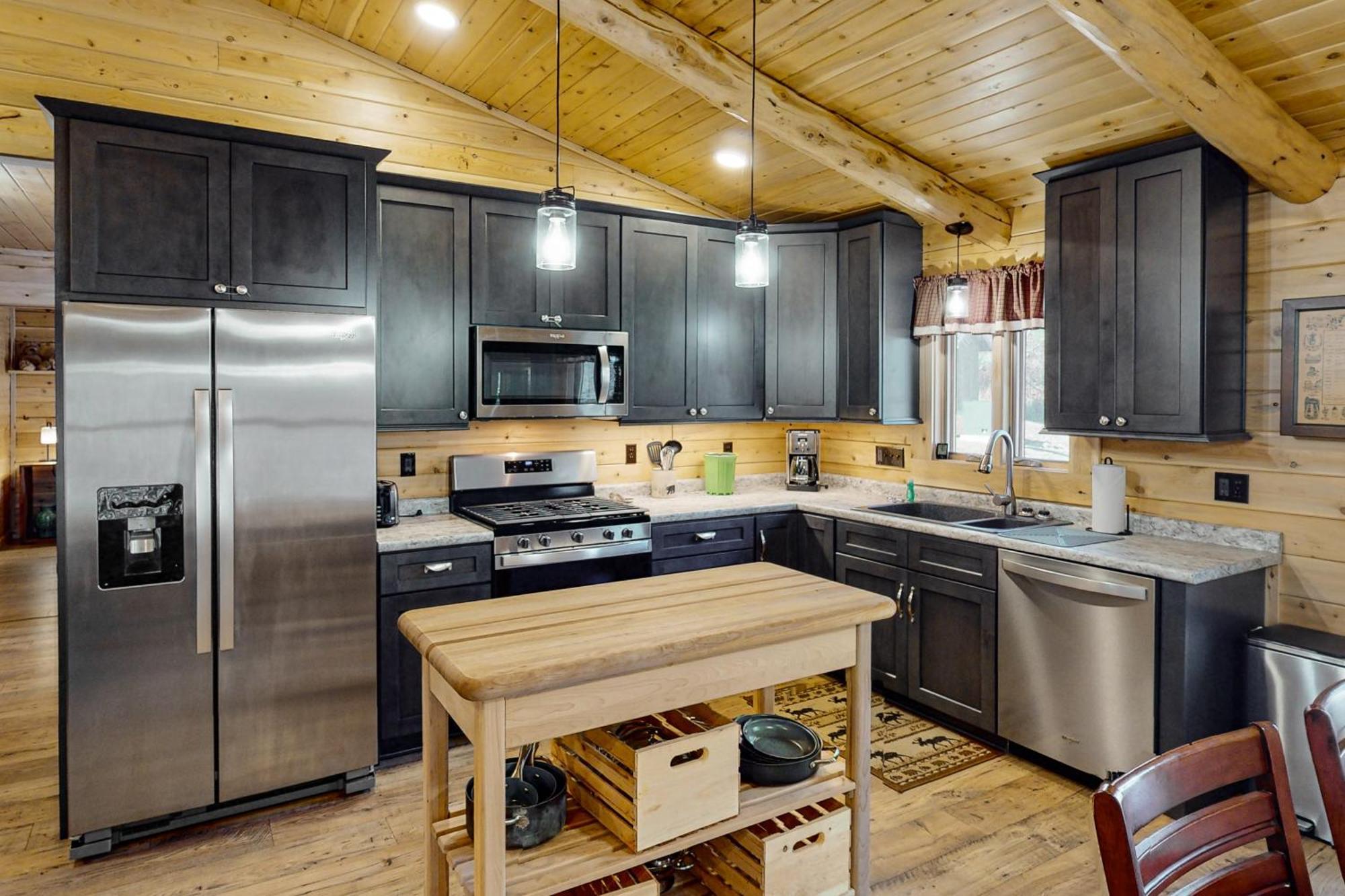 Blackbear Log Cabin Morrisville Екстериор снимка