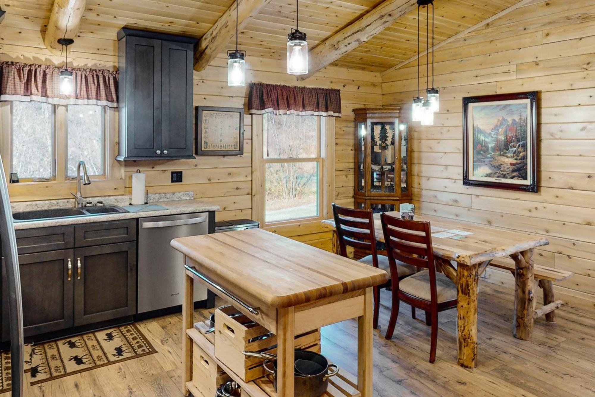Blackbear Log Cabin Morrisville Екстериор снимка
