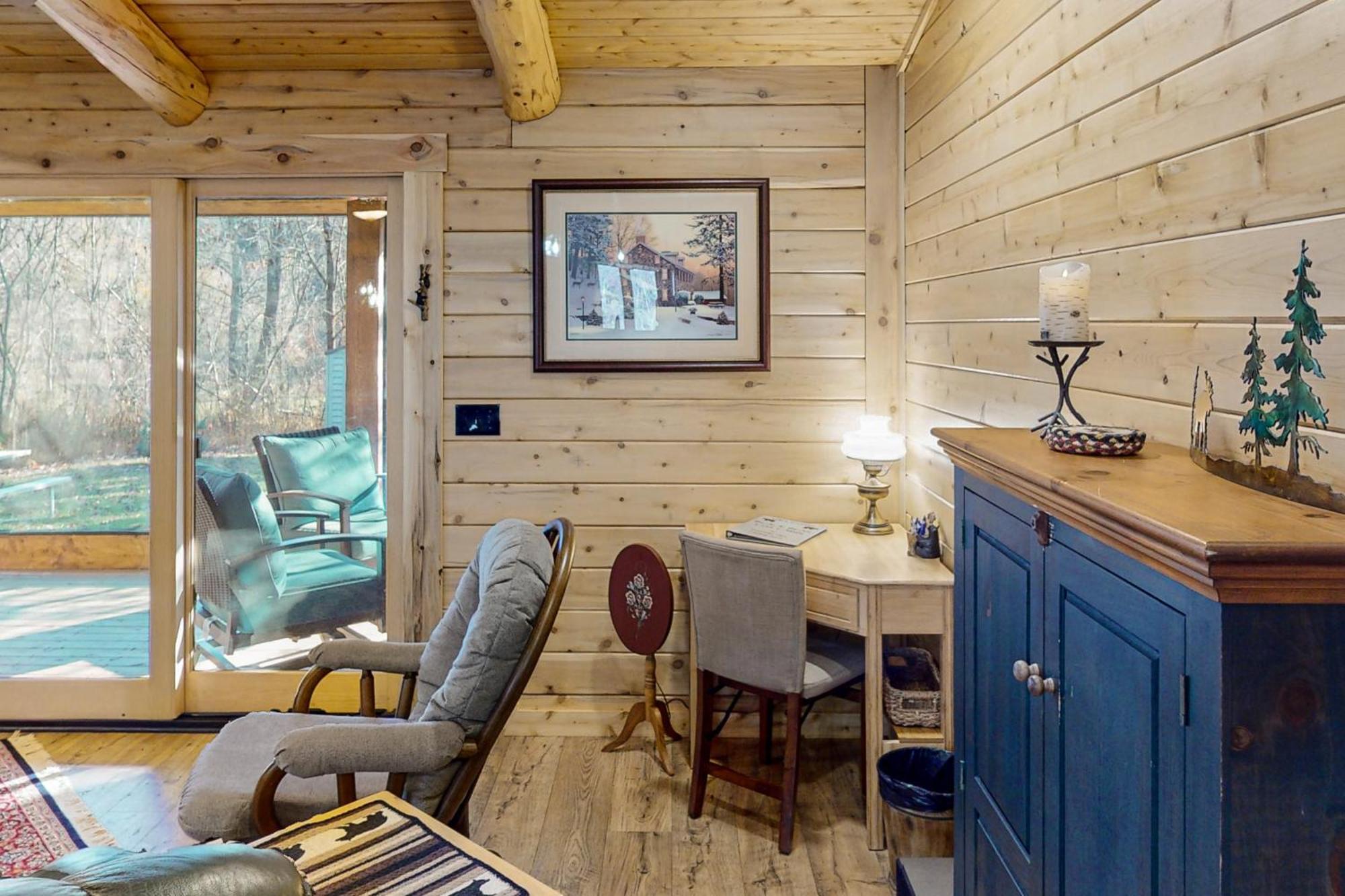 Blackbear Log Cabin Morrisville Екстериор снимка