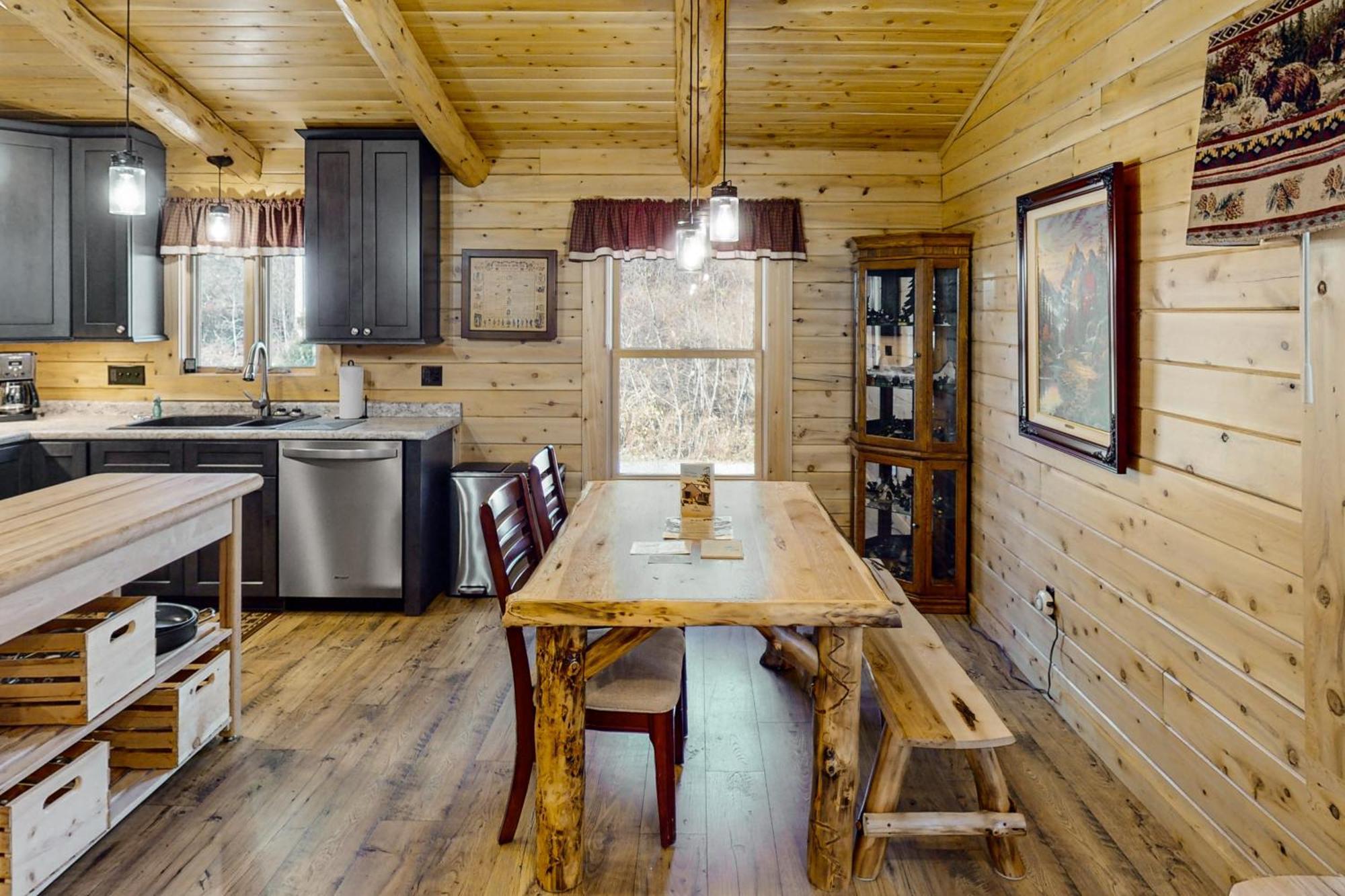 Blackbear Log Cabin Morrisville Екстериор снимка